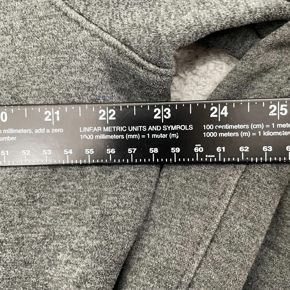The North Face Tech Sherpa Lined Full Zip Men M Gray Outdoor Gorpcore Hoodie